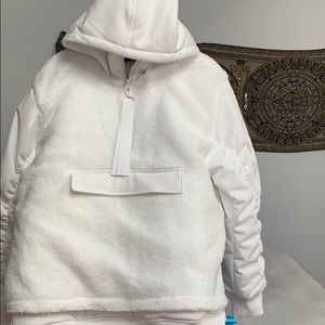 Ivy Park 1/2 Zip Sherpa Layered Jacket